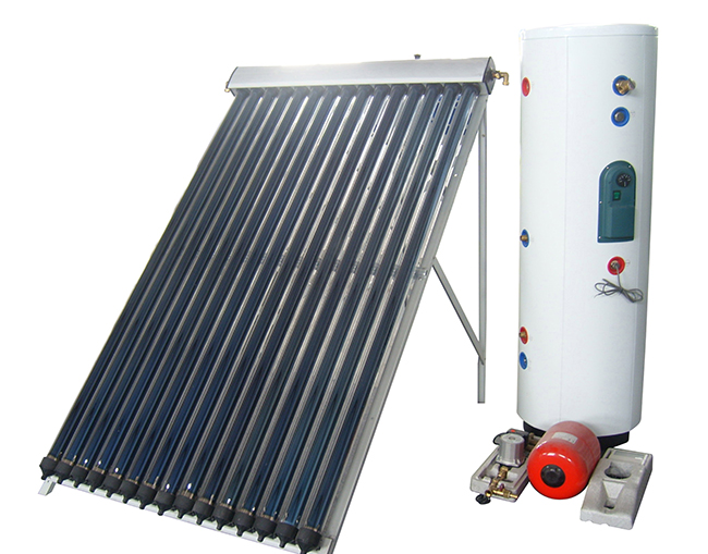 Split Pressurized Solar Heating System